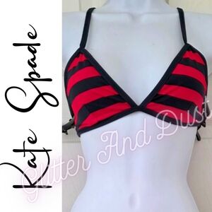 Kate Spade Classic Stripe Bikini Top